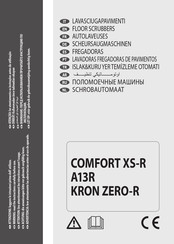 Lavor COMFORT XS-R A13R KRON ZERO-R Manual De Instrucciones