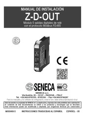 Seneca Z-D-OUT Manual De Instalación