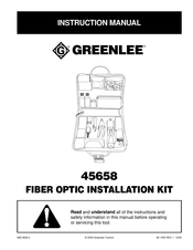 Greenlee 45658 Manual De Instrucciones