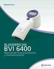 Verathon BladderScan BVI 6400 Manual De Funcionamiento Y Mantenimiento