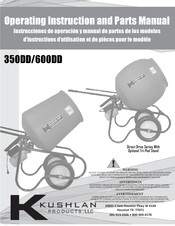 Kushlan 350DD Instrucciones De Operación Y Manual De Partes