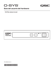 QSC Q-SYS I/O-8 Flex Guía Del Usuario Del Hardware