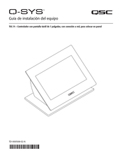 QSC Q-SYS TSC-7t Guía De Instalación Del Equipo