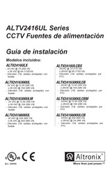 Altronix ALTV2416ULCBX Guia De Instalacion