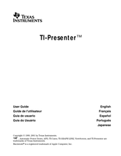 Texas Instruments TI-Presenter Guía De Usuario