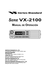 Vertex Standard VX-2100 Serie Manual De Operación