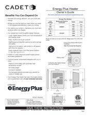 Cadet Energy Plus CE163T Manual Del Usuario