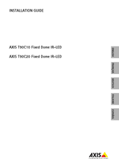 Axis T90C10 Fixed Dome IR-LED Guia De Instalacion