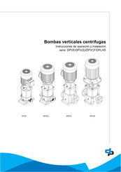 DP Pumps DPVCF 4 Instrucciones De Operación Y Instalación