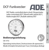 ADE CK 1713 Instrucciones De Operación