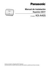 Panasonic KX-A405 Manual De Instalación