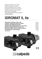 Calpeda IDROMAT 5 Instrucciones Originales De Uso