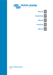 Victron energy Victron Global Remote Manual