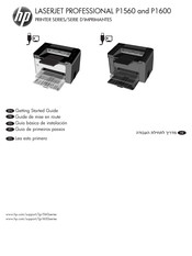 HP LASERJET PROFESSIONAL P1600 Guía Básica De Instalación