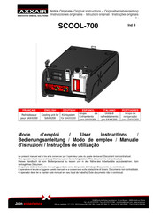 AXXAIR SCOOL-700 Instrucciones Originales