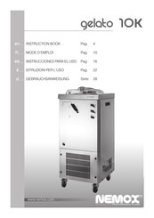 Nemox gelato 10K Instrucciones Para El Uso