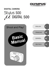 Olympus Stylus 500 m DIGITAL 500 Manual Básico