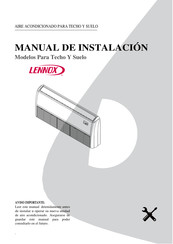 Lennox 30K-48K Manual De Instalación