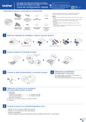 Brother MFC-L2701D Guía De Configuración Para Inicio Rápido