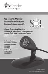 Atlantic SOL Lighting SOLCCEXT Manual De Instrucciones