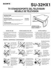 Sony SU-32HX1 Manual De Instrucciones