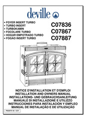 deville C07867 Instrucciones Para Instalación Y Empleo