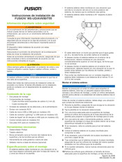 Fusion MS-UD650 Instrucciones De Instalación