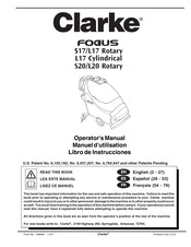 Clarke FOCUS S20 Rotary Libro De Instrucciones