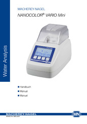 MACHEREY-NAGEL NANOCOLOR VARIO Mini Manual De Instrucciones