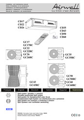 Airwell CD22 Manual De Instalación Y De Mantenimiento