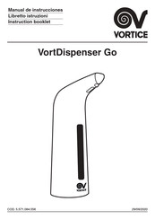 Vortice VortDispenser Go Manual De Instrucciones