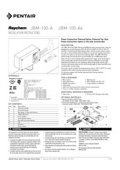 Pentair RAYCHEM JBM-100-A6 Instrucciones De Instalación