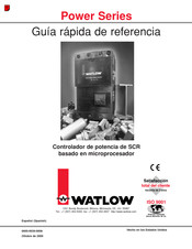 Watlow Power Serie Guía Rápida De Referencia