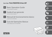 Epson Stylus Photo PX830FWD Manual De Funcionamiento Básico
