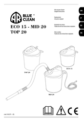 Blue Clean ECO 15 Traducción De Las Instrucciones Originales