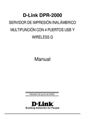 D-Link DPR-2000 Manual De Instrucciones