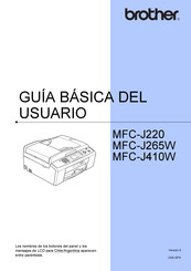 Brother MFC-J220 Guia Basica Del Usuario