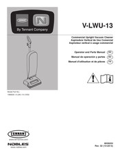 Tennant V-LWU-13 Manual De Operación Y Partes