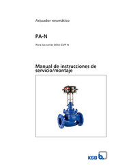 KSB PA-N Manual De Instrucciones De Servicio/Montaje