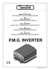 zanardi P.M.G. Instrucciones Para Uso Y Mantenimiento