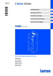 Lenze E94ASxE2024 Instrucciones Para El Montaje