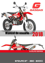 GasGas ENDURO Serie 2018 Manual Del Usuario