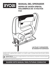 Ryobi P520 Manual Del Operador