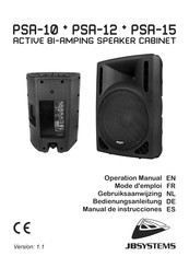 JB Systems PSA-15 Manual De Instrucciones