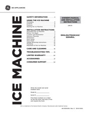GE UNC15 Serie Manual Del Propietario E Instrucciones De Instalación