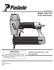 Paslode T200-F18P Manual De Instrucciones
