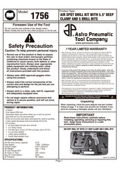 Astro Tool 1756 Manual De Instrucciones