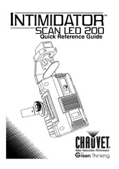 Chauvet DJ INTIMIDATOR SCAN LED 200 Guía De Referencia Rápida