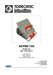 QEP ASTRO 720 Manual De Instrucciones