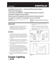 Eaton Cooper Lighting Portfolio ADP140564 Instrucciones De Instalación